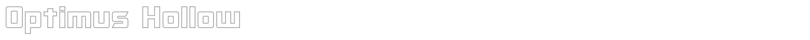 Optimus font preview